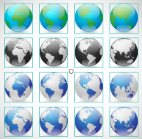 16款创意地球矢量素材 分层