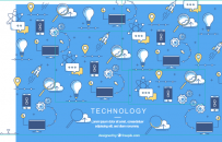科技元素矢量图 分层