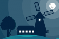 AN/FLASH 风车夜景 50动画币