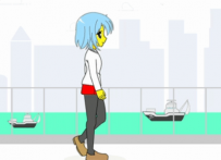 AN/FLASH 女孩走路 50动画币